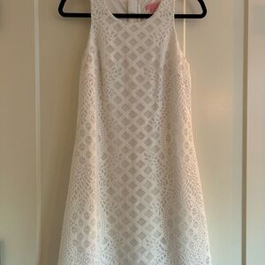 Lilly Pulitzer White Lace Dress